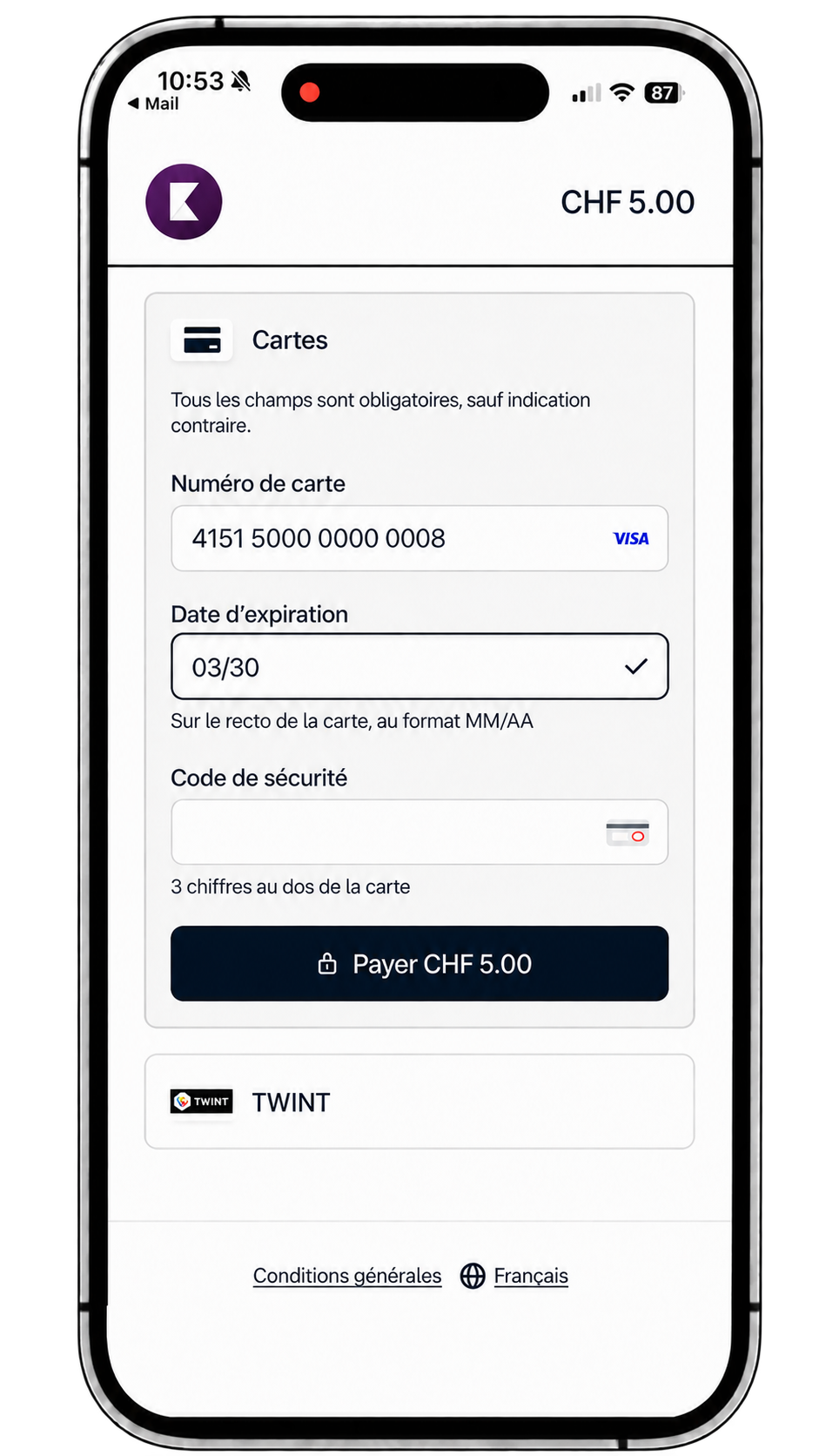 FR Pay by Link Cards overview