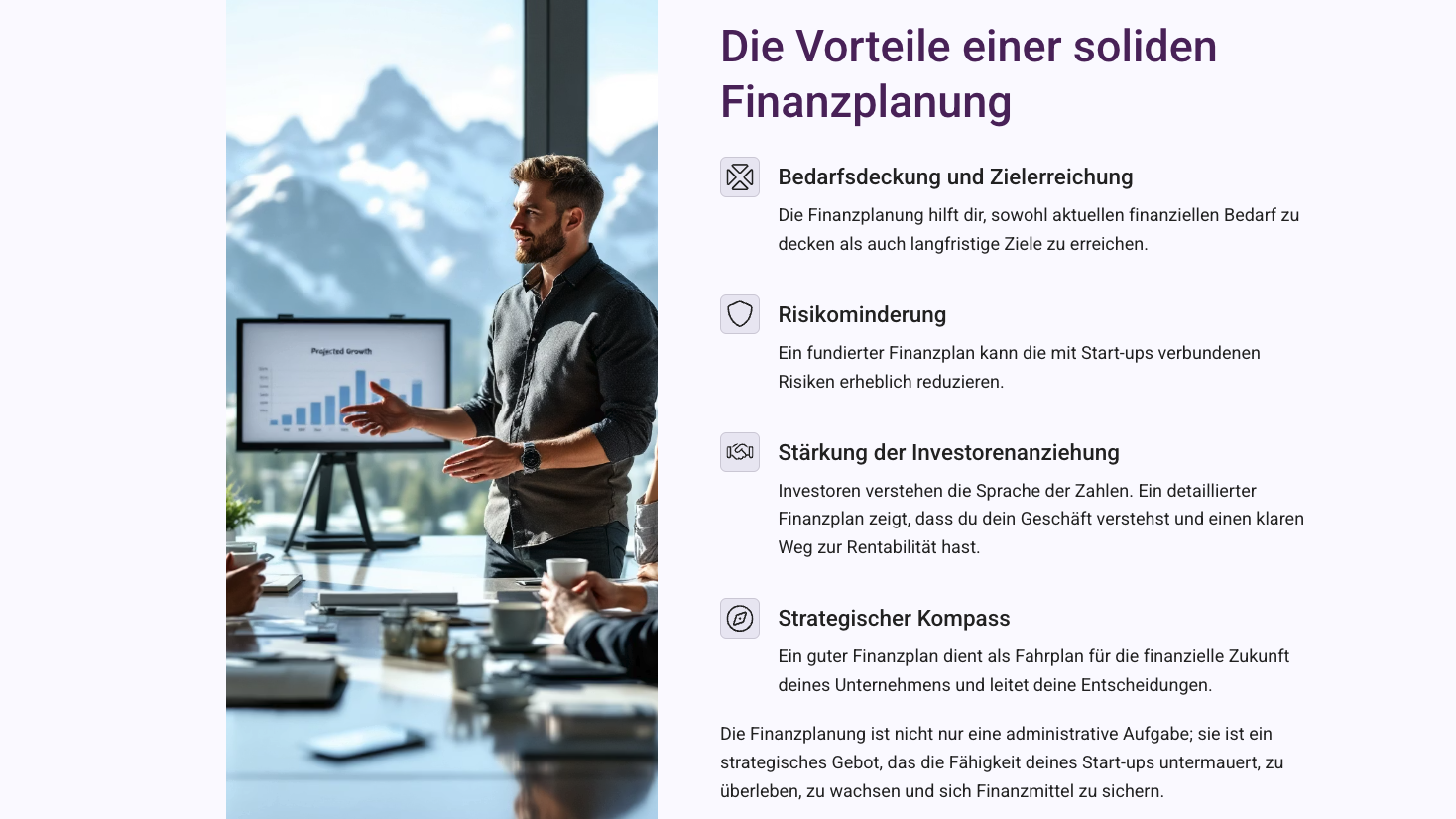Vorteile Finanzplanung