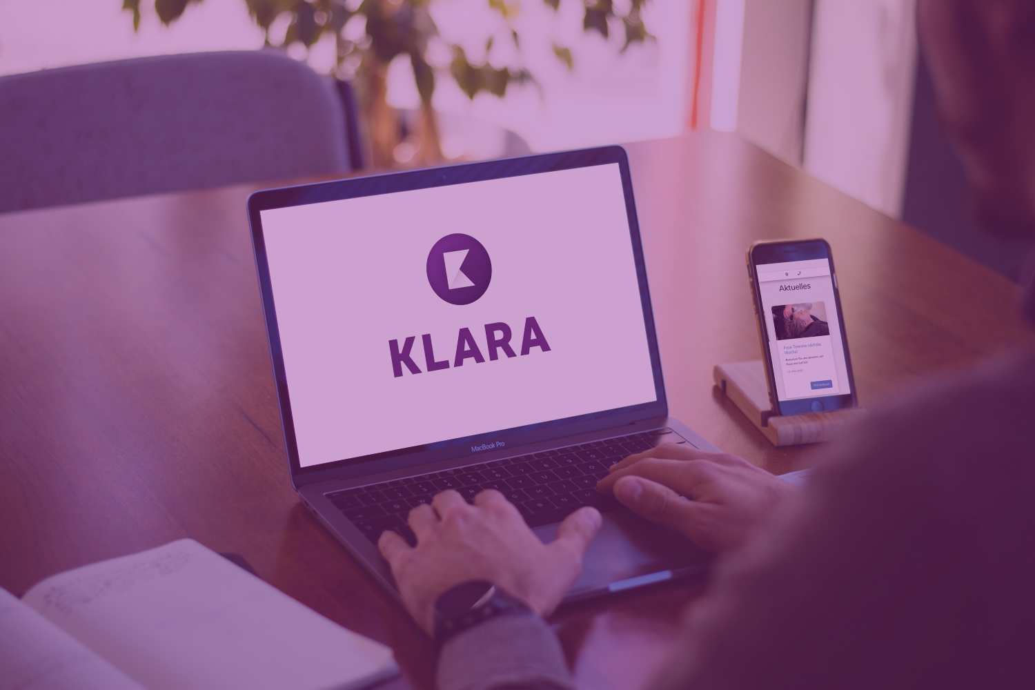 klara-login-Screen