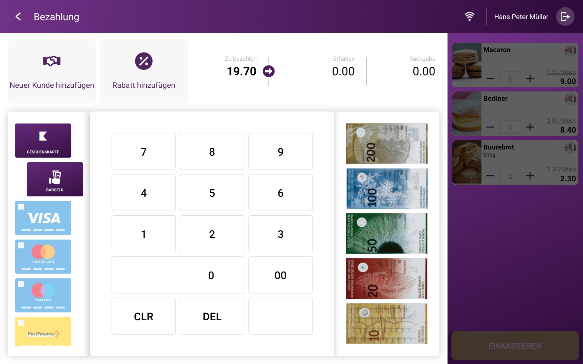 klara-pos-screen-retail-payment-de