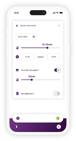 klara-screen-zeit-rapportieren-mobile-fr